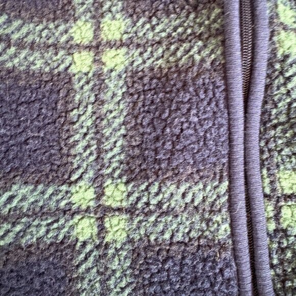 Toddler Fleece Zip Up Sweater Jacket Blue 3T plaid Pl Kids - Picture 3 of 10